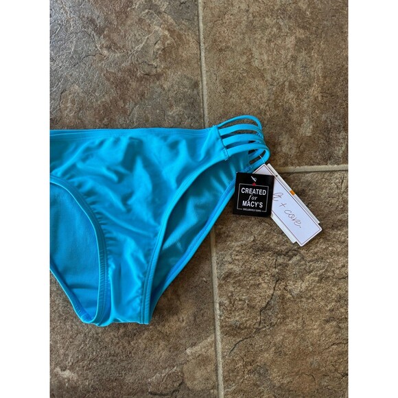 Salt & Cove Salt Strappy-Side Hipster Bikini Bottom
Size Small Aqua - Picture 5 of 8